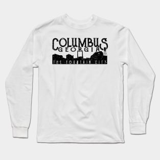 Columbus Georgia The Fountain City Long Sleeve T-Shirt